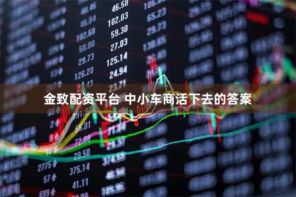 金致配资平台 中小车商活下去的答案